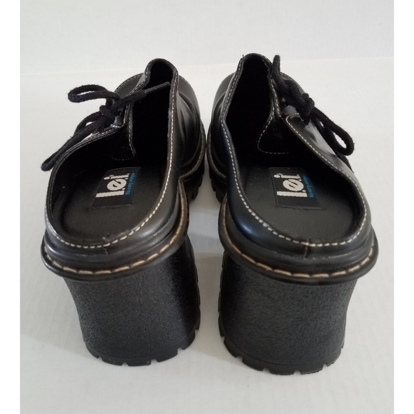 lei | Shoes | Lei Vintage 9s Chunky Heel Clogs Platforms | Poshmark